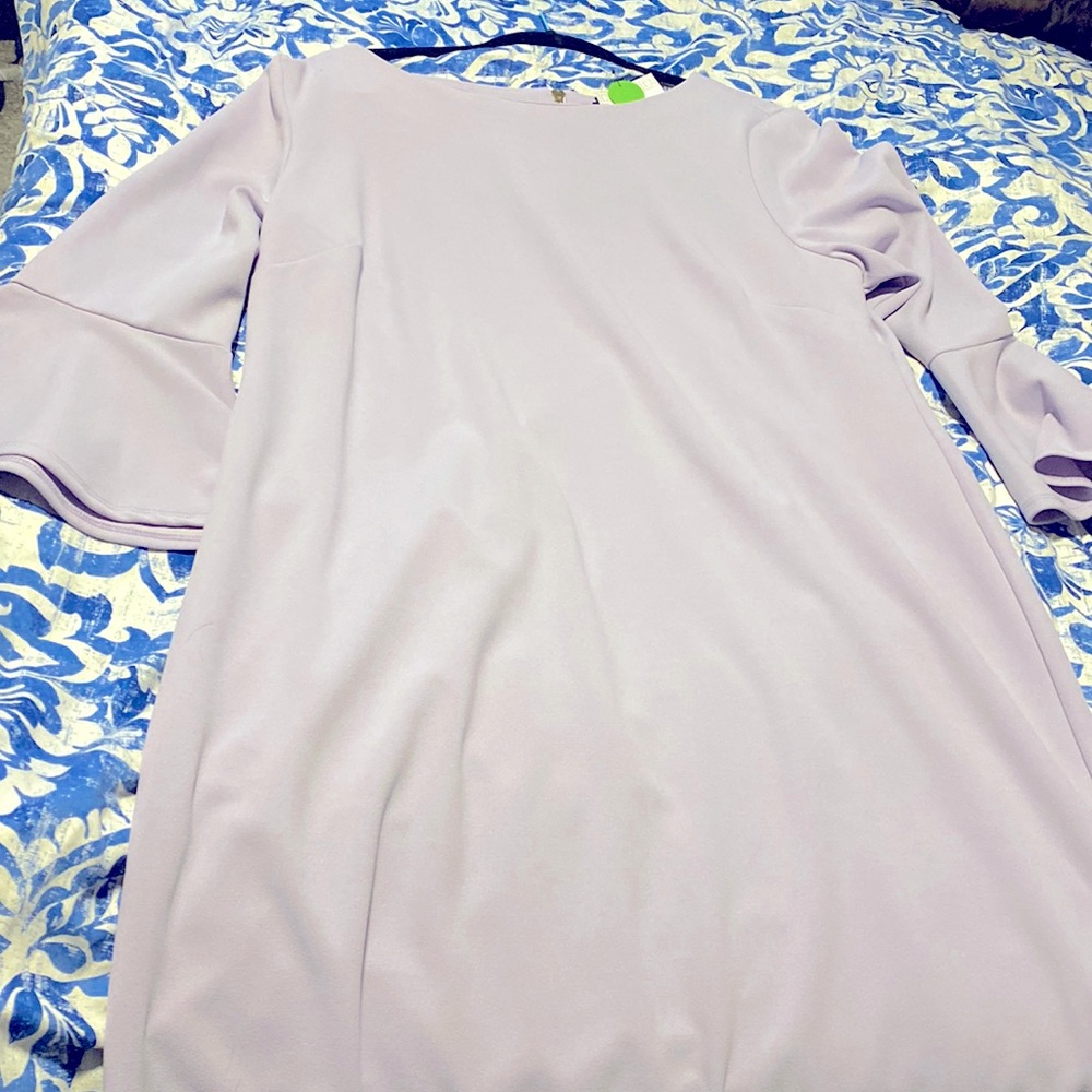 Lavender formal dress above the knee dress. New with tags!